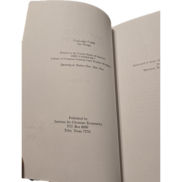 Baptized inflation by Ian Hodge 0930462130 institute for Christian economics - Picture 6 of 8